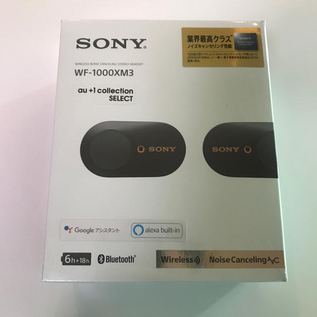 新品未使用 SONY ワイヤレスイヤホン WF-1000XM3