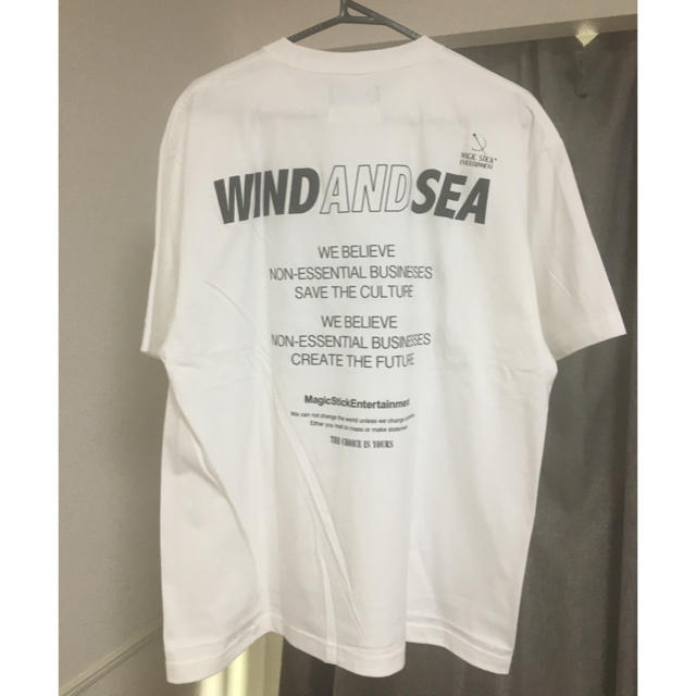 即納　WIND AND SEA MAGIC STICK wds ウィンダンシーTシャツ/カットソー(半袖/袖なし)