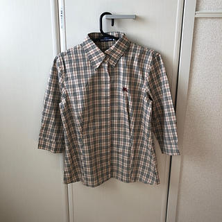 バーバリーブルーレーベル(BURBERRY BLUE LABEL)のバーバリー　七部袖シャツ(シャツ/ブラウス(長袖/七分))