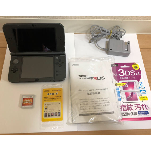 ゲームソフトゲーム機本体Nintendo 3DS NEW ニンテンドー 本体 LL ＋ソフト＋保護シール