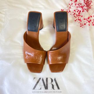 ザラ(ZARA)のZARA 今期ブラウン サンダル(サンダル)