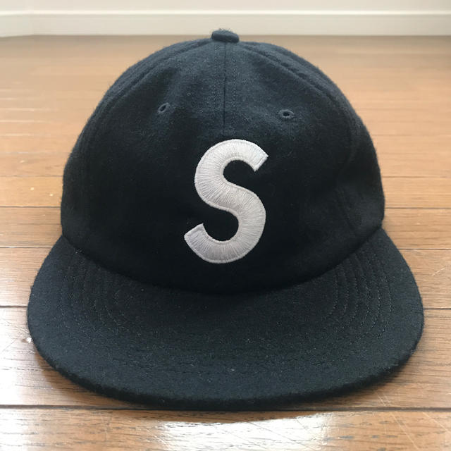 SUPREME 19AWキャップ Wool S Logo 6-Panel