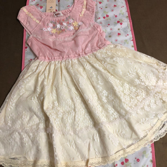 Souris(スーリー)の未使用  souris  JSK  130 キッズ/ベビー/マタニティのキッズ服女の子用(90cm~)(ワンピース)の商品写真