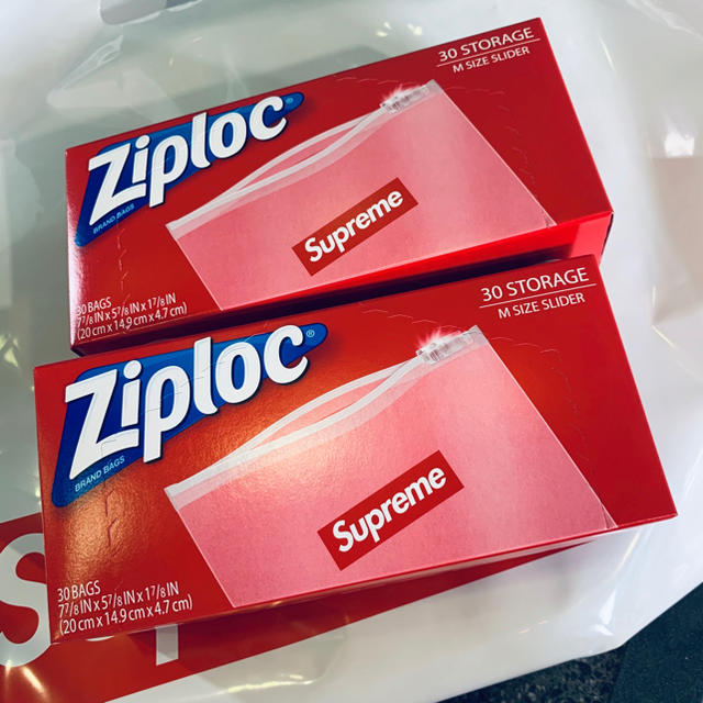 Supreme / Ziploc Bags (Box of 30) 2箱セット