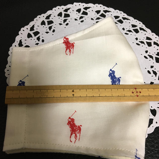 Ralph Lauren(ラルフローレン)のこう様専用　手作りインナーマスク　大人用　ラルフローレン ・ホワイト ハンドメイドのハンドメイド その他(その他)の商品写真