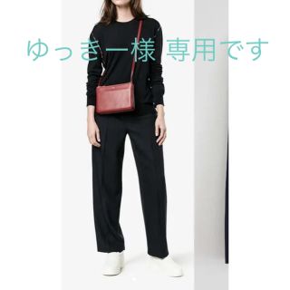 セリーヌ(celine)の専用です☆ CELINE セリーヌ センタープレスセミワイドパンツ 34(カジュアルパンツ)