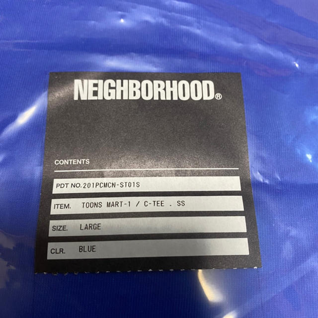 NEIGHBORHOOD(ネイバーフッド)のNEIGHBORHOOD ネイバーフッド Tシャツ BLUE L メンズのトップス(Tシャツ/カットソー(半袖/袖なし))の商品写真