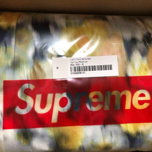 SUPREME Floral Belted Pant イエロー Mサイズ 新品 - その他