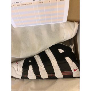 ナイキ(NIKE)のNIKE AIR MORE UPTEMPO ゼブラ モアテン 27.0cm(スニーカー)