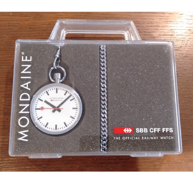 MONDAINE(モンディーン)のモンディーン MONDAINE 懐中時計 ワンオーナー ジャンク メンズの時計(腕時計(アナログ))の商品写真