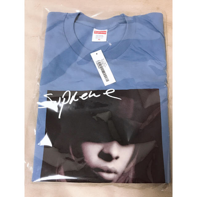 Supreme(シュプリーム)の【超希少XL】Supreme Mary J.Blige Tee SLATE 水色 メンズのトップス(Tシャツ/カットソー(半袖/袖なし))の商品写真