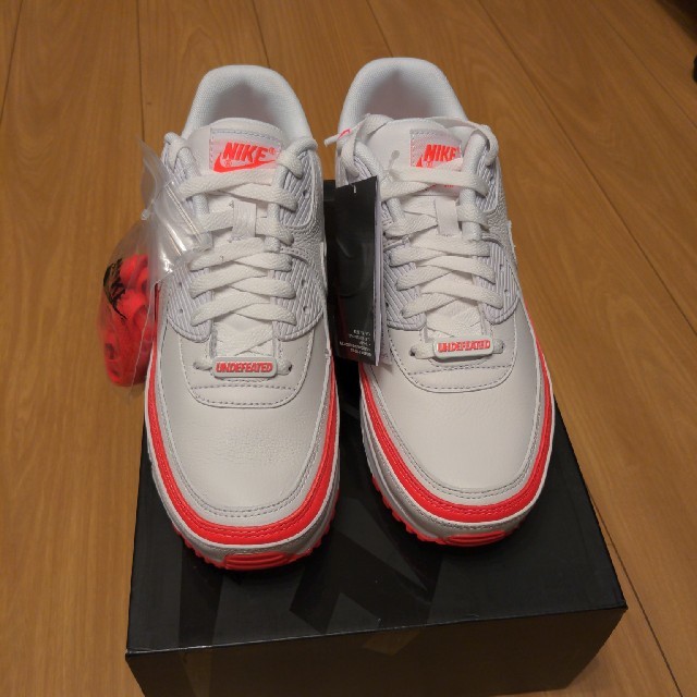 air max 90 X undefeatedWHITE/RED27cm