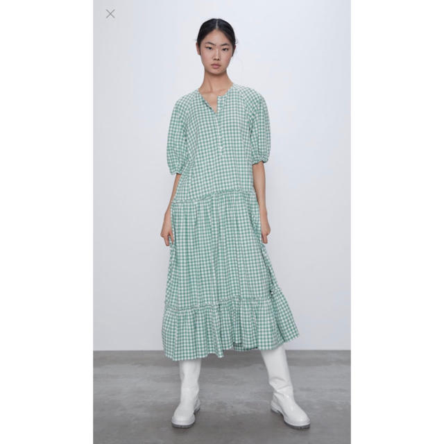 ZARA - ギンガムチェック柄ワンピースの通販 by U2|ザラならラクマ ZARA - ギンガムチェック柄ワンピースの通販 by U2|ザラならラクマ