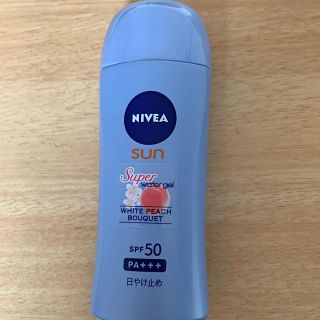 ニベア(ニベア)のニベアサン　ウォータージェル80g SPF50・PA+++ ホワイトピーチブーケ(日焼け止め/サンオイル)