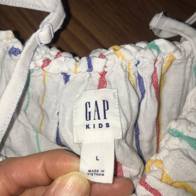 GAP(ギャップ)のギャップ　オールインワン ショートパンツ キッズ/ベビー/マタニティのキッズ服女の子用(90cm~)(その他)の商品写真