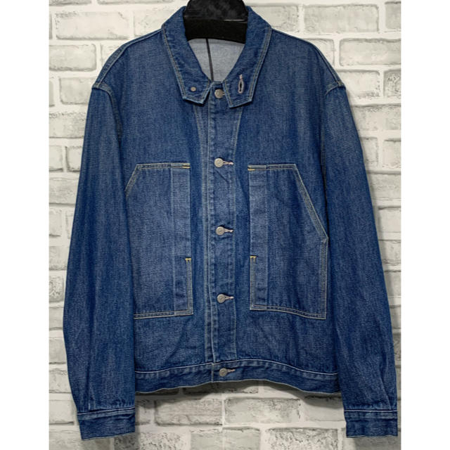 COMOLI(コモリ)のh _s _gpc様専用AURALEE TWIST DENIM BLUZON メンズのジャケット/アウター(Gジャン/デニムジャケット)の商品写真