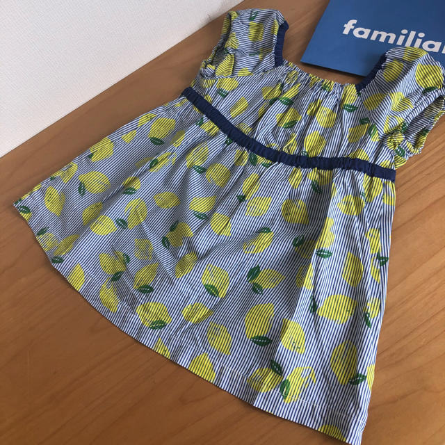 familiar(ファミリア)のファミリア⭐︎チュニック　レモン　100 キッズ/ベビー/マタニティのキッズ服女の子用(90cm~)(Tシャツ/カットソー)の商品写真