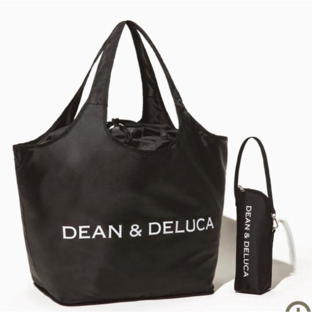 DEAN & DELUCA(ディーンアンドデルーカ)の★DEAN&DELUCA GLOW8月号 付録 エコバッグ+ボトルケース★ レディースのバッグ(エコバッグ)の商品写真