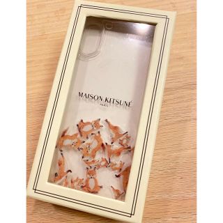 メゾンキツネ(MAISON KITSUNE')のメゾンキツネiPhone10ケース(iPhoneケース)