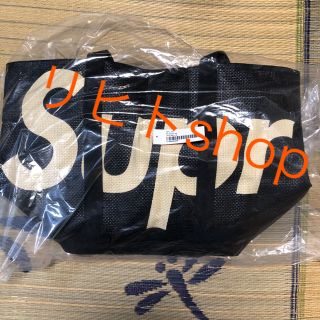 シュプリーム(Supreme)のSupreme Raffia Tote Black(トートバッグ)