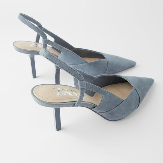 ZARA(ザラ)のzara blue サンダル レディースの靴/シューズ(サンダル)の商品写真