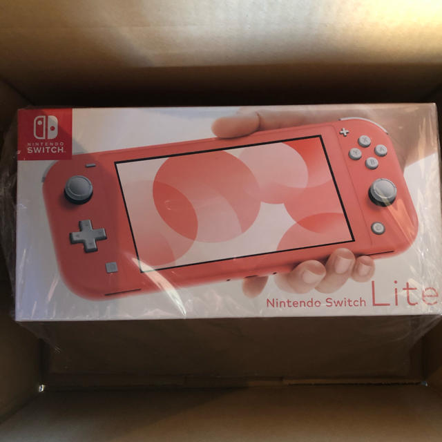 任天堂 スイッチライト コーラル ピンク 新作未使用 保証付き