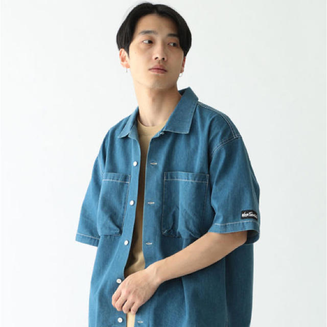 BEAMS(ビームス)のBEAMS×WILDTHINGS 別注　シェルテックデニムシャツ メンズのトップス(シャツ)の商品写真