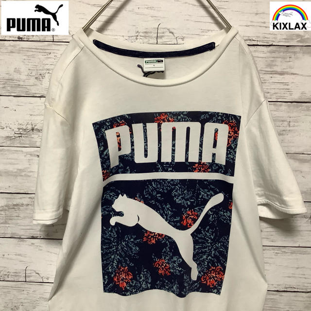 PUMA(プーマ)の[一点物][PUMA] ビッグプリントロゴ レディースのトップス(Tシャツ(半袖/袖なし))の商品写真