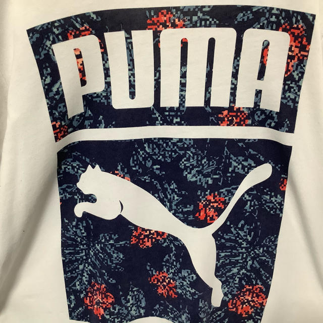 PUMA(プーマ)の[一点物][PUMA] ビッグプリントロゴ レディースのトップス(Tシャツ(半袖/袖なし))の商品写真