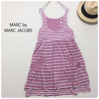 マークバイマークジェイコブス(MARC BY MARC JACOBS)のマークバイマークジェイコブス . ボーダー 切り替え ワンピース(ひざ丈ワンピース)