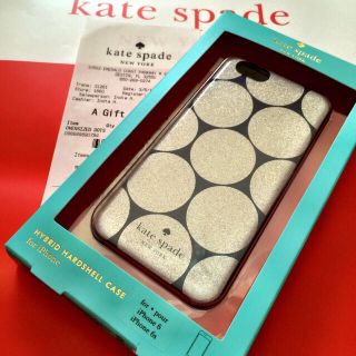 ケイトスペードニューヨーク(kate spade new york)の値下げキラキラドットiPhone6/6s(iPhoneケース)