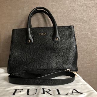 フルラ(Furla)の【FURLA】バッグ（ブラック）(ハンドバッグ)