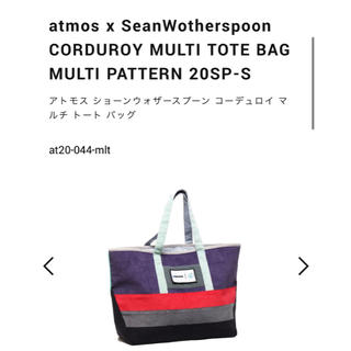 【新品】atmos x SeanWotherspoon TOTE BAG