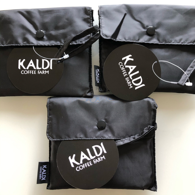 KALDI(カルディ)のlucy様専用(黒3) レディースのバッグ(エコバッグ)の商品写真