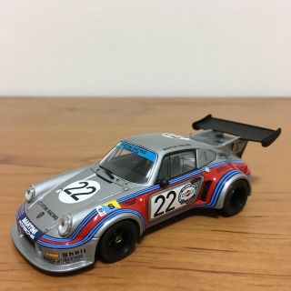 ポルシェ(Porsche)のEBBROポルシェ９１１アルミダイキャストミニカー　1974年ルマン出場22号車(ミニカー)