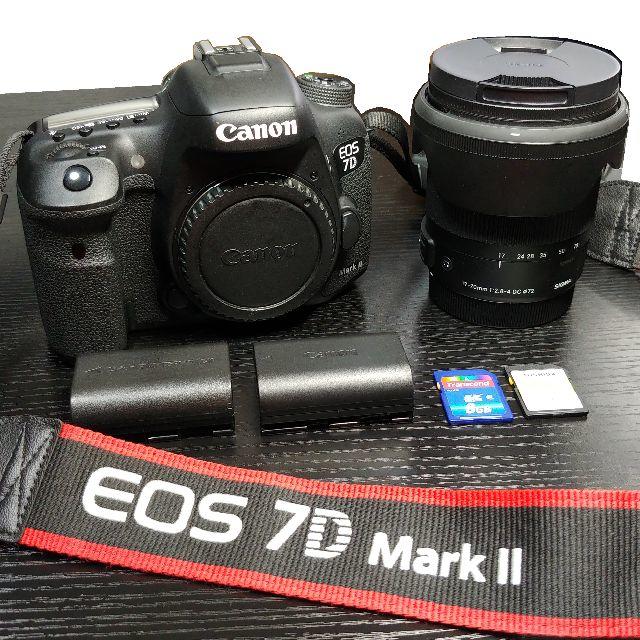 【レンズ・おまけ付き】Canon EOS 7D MarkⅡ+シグマ標準レンズ