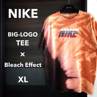 ナイキ(NIKE)の【激レア1点物】NIKEビッグロゴ×タイダイTEE XL【リメイク古着】(Tシャツ/カットソー(半袖/袖なし))