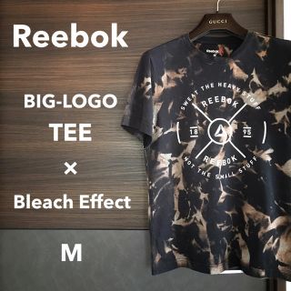 リーボック(Reebok)の【激レア1点物】Reebokビッグロゴ×タイダイTEE M【リメイク古着】(Tシャツ/カットソー(半袖/袖なし))