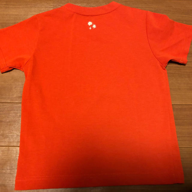 mont bell(モンベル)のさくらもち様専用！モンベル Tシャツ　オレンジ色 キッズ/ベビー/マタニティのキッズ服女の子用(90cm~)(Tシャツ/カットソー)の商品写真