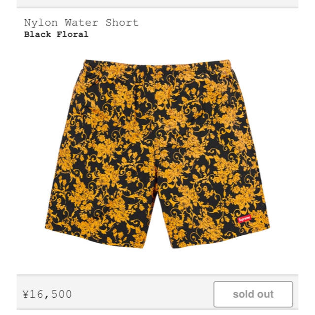 Supreme nylon water shorts