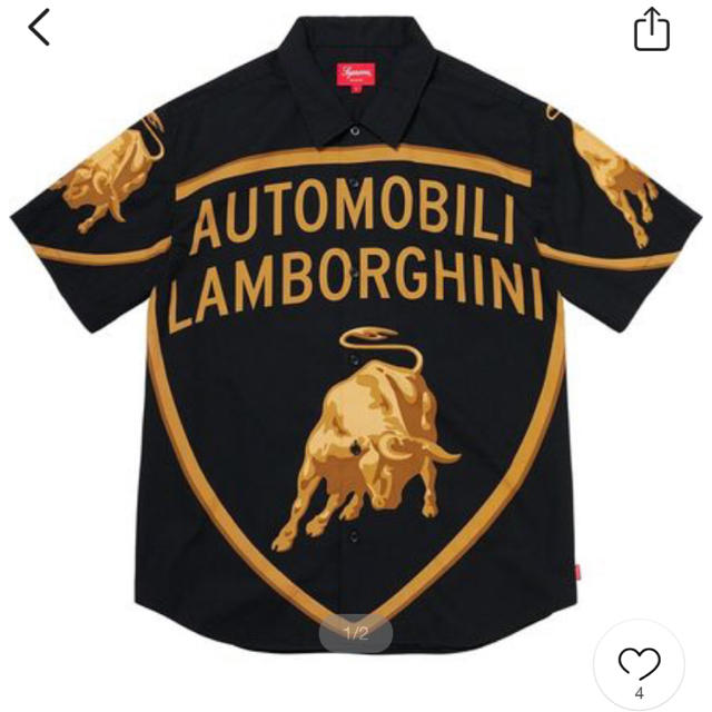 熱い販売 Supreme ランボルギーニ　シャツ　Mサイズ  シュプリーム - シャツ