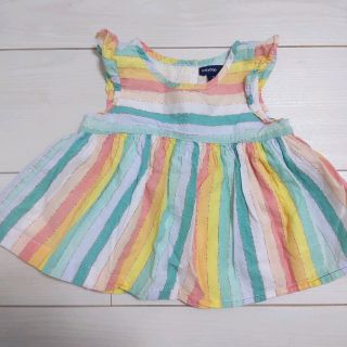 ベビーギャップ(babyGAP)のベビーギャップ　チュニック　ワンピース　トップス 80(タンクトップ/キャミソール)