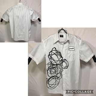 ステューシー(STUSSY)のSTUSSY ステューシー  白柄　半袖 シャツ　希少(Tシャツ/カットソー(半袖/袖なし))