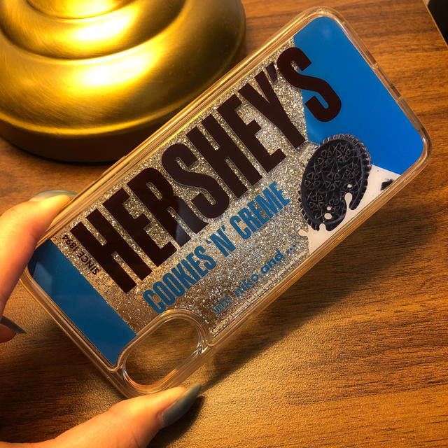 niko and...(ニコアンド)のiPhone X ケース　HERSHEY'S ハーシー スマホ/家電/カメラのスマホアクセサリー(iPhoneケース)の商品写真