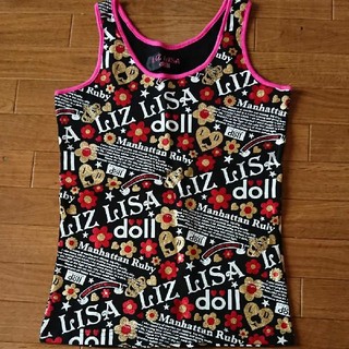 リズリサドール(LIZ LISA doll)の新品・未使用●LIZELISA doll リズリサドール●ラメロゴタンクトップ(タンクトップ)