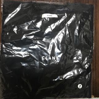 クラネ　半袖Tシャツ　ブラック2サイズ　CLANE(Tシャツ(半袖/袖なし))