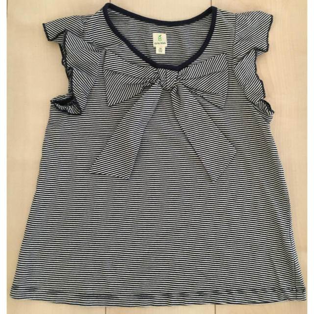 UNITED ARROWS green label relaxing(ユナイテッドアローズグリーンレーベルリラクシング)のユナイテッドアローズ　Tシャツ　M 115cm ノースリーブ　タンクトップ女の子 キッズ/ベビー/マタニティのキッズ服女の子用(90cm~)(Tシャツ/カットソー)の商品写真