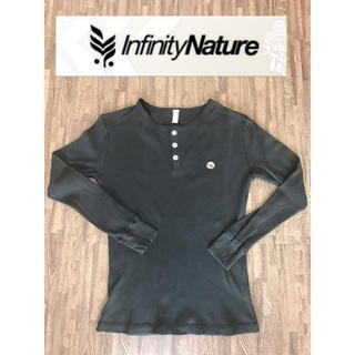 インフィニティ(Infinity)の【infinity  NATURE】ロンT 黒　Mサイズ(Tシャツ(長袖/七分))