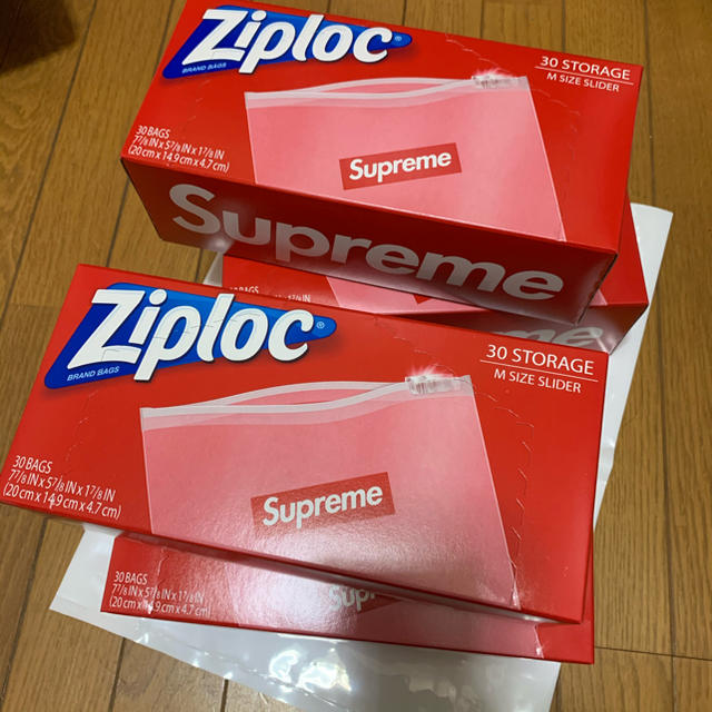 Supreme®/Ziploc® Bags (Box of 30) ジップロック