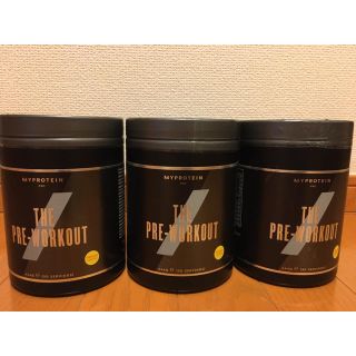 マイプロテイン(MYPROTEIN)のTHE プレワークアウト™(パイナップル・グレープフルーツ味)×3(プロテイン)